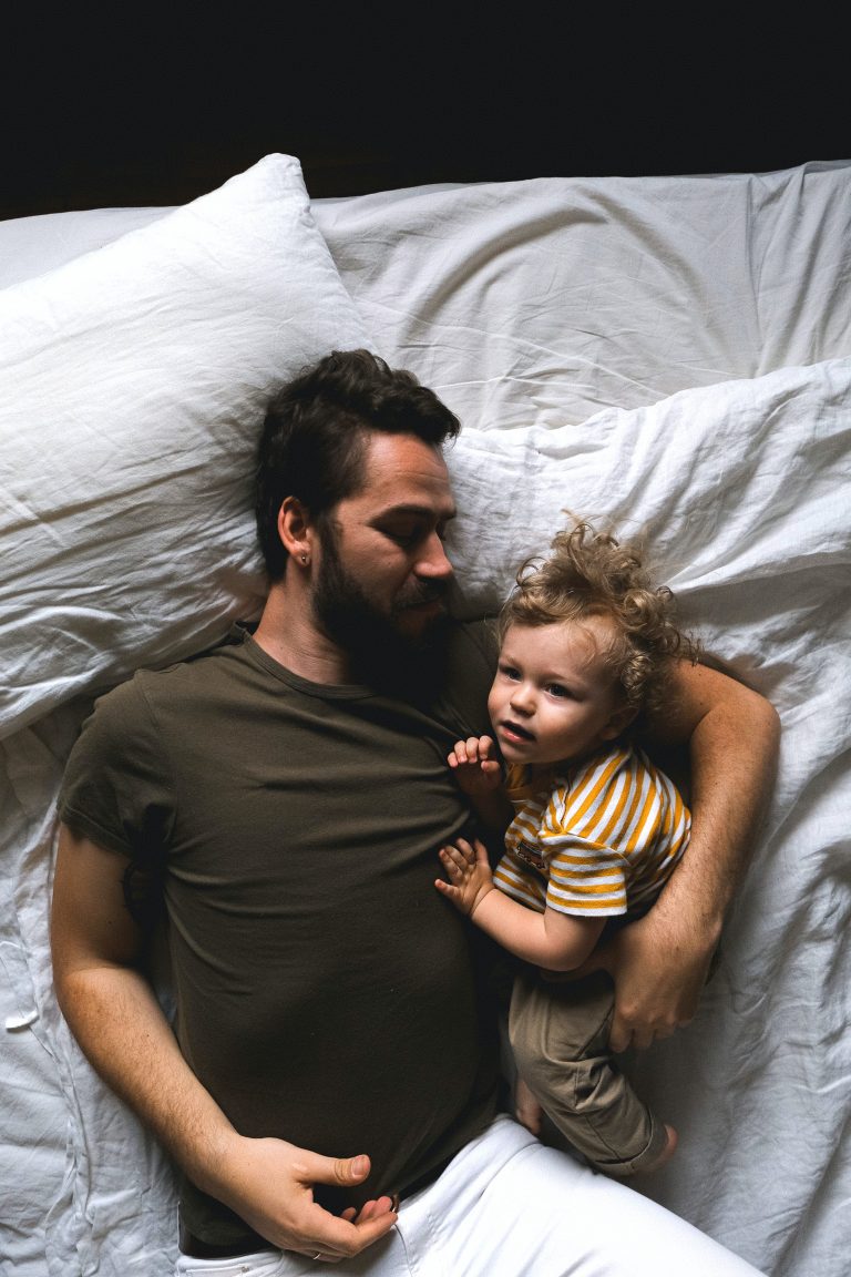 Dad co sleeping with baby best sale